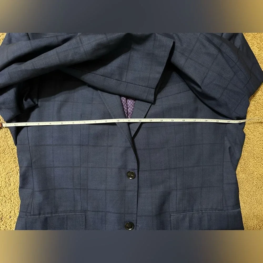 Ted Baker Blue Sport Coat with Notch Lapel